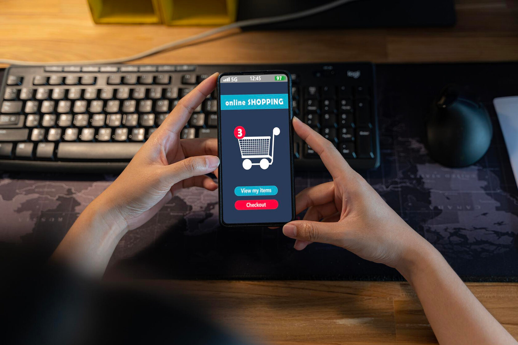 Клавиатура для ввода данных — создание мобильного приложения для e-commerce