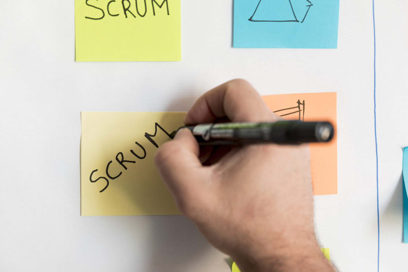 Иллюстрация: листок — Работа Scrum-команды – как это выглядит