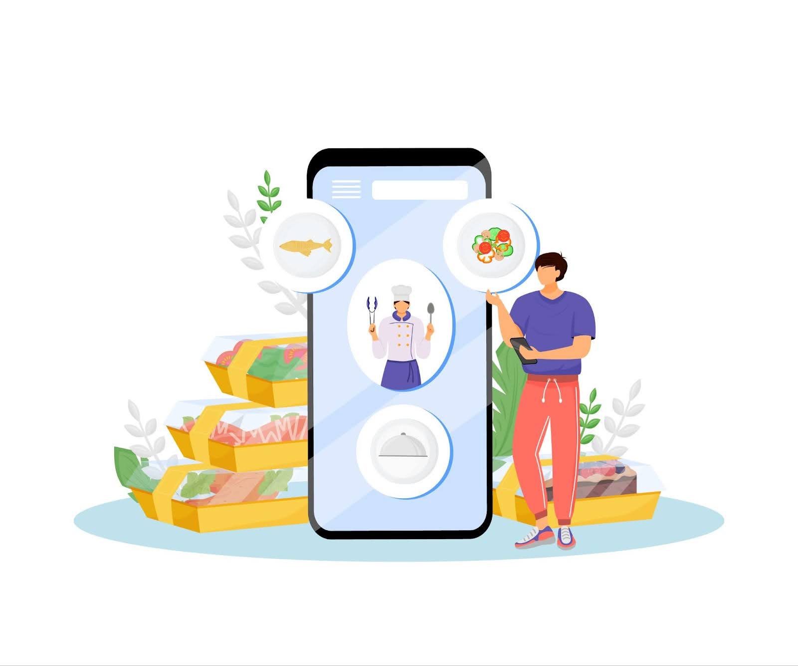 Иллюстрация: продукты — Важные фичи