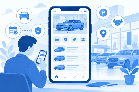 Разработка мобильного приложения для автосалонов