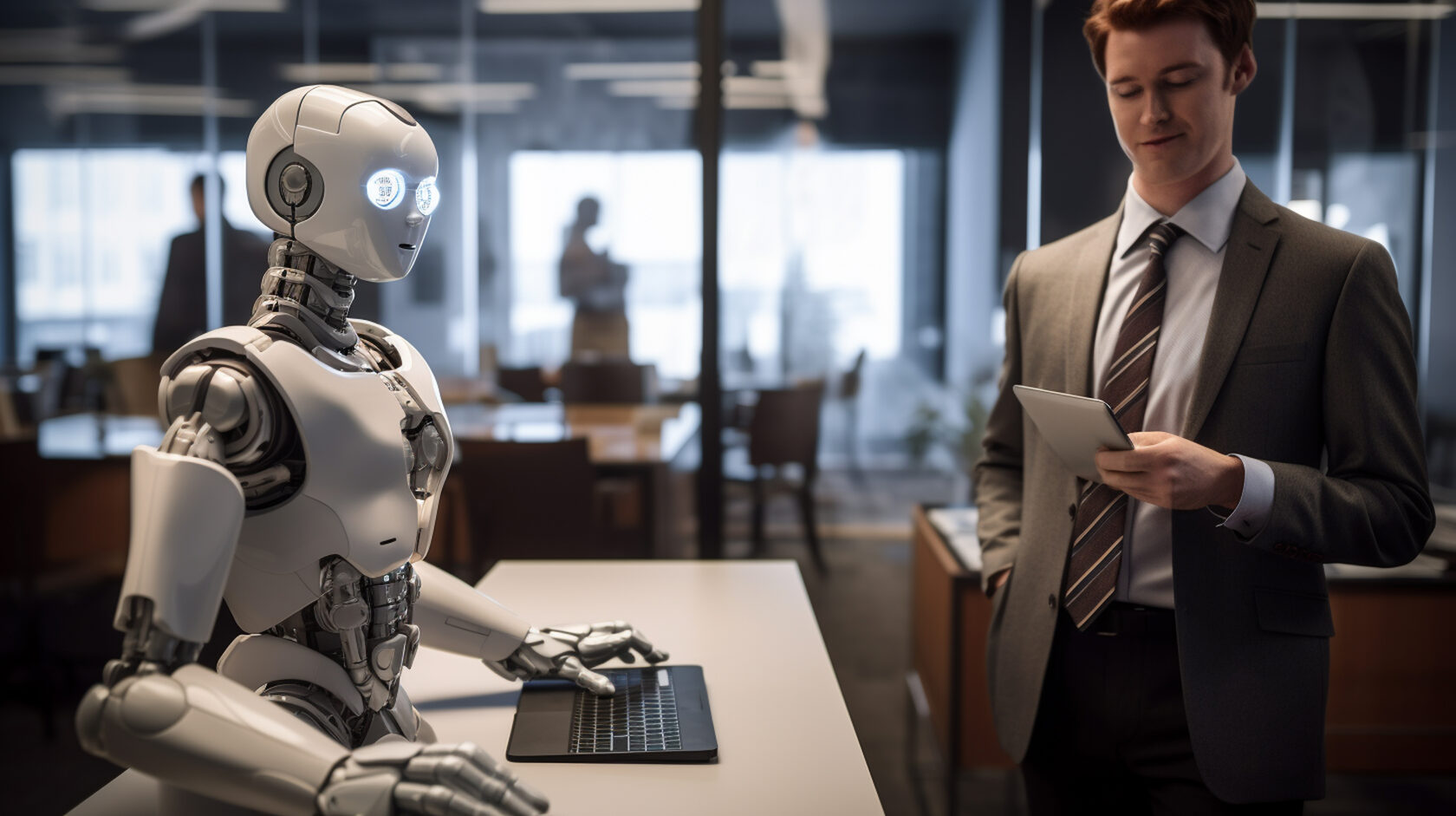 Иллюстрация: робот — Значение AI Иллюстрация: робот — Значение AI