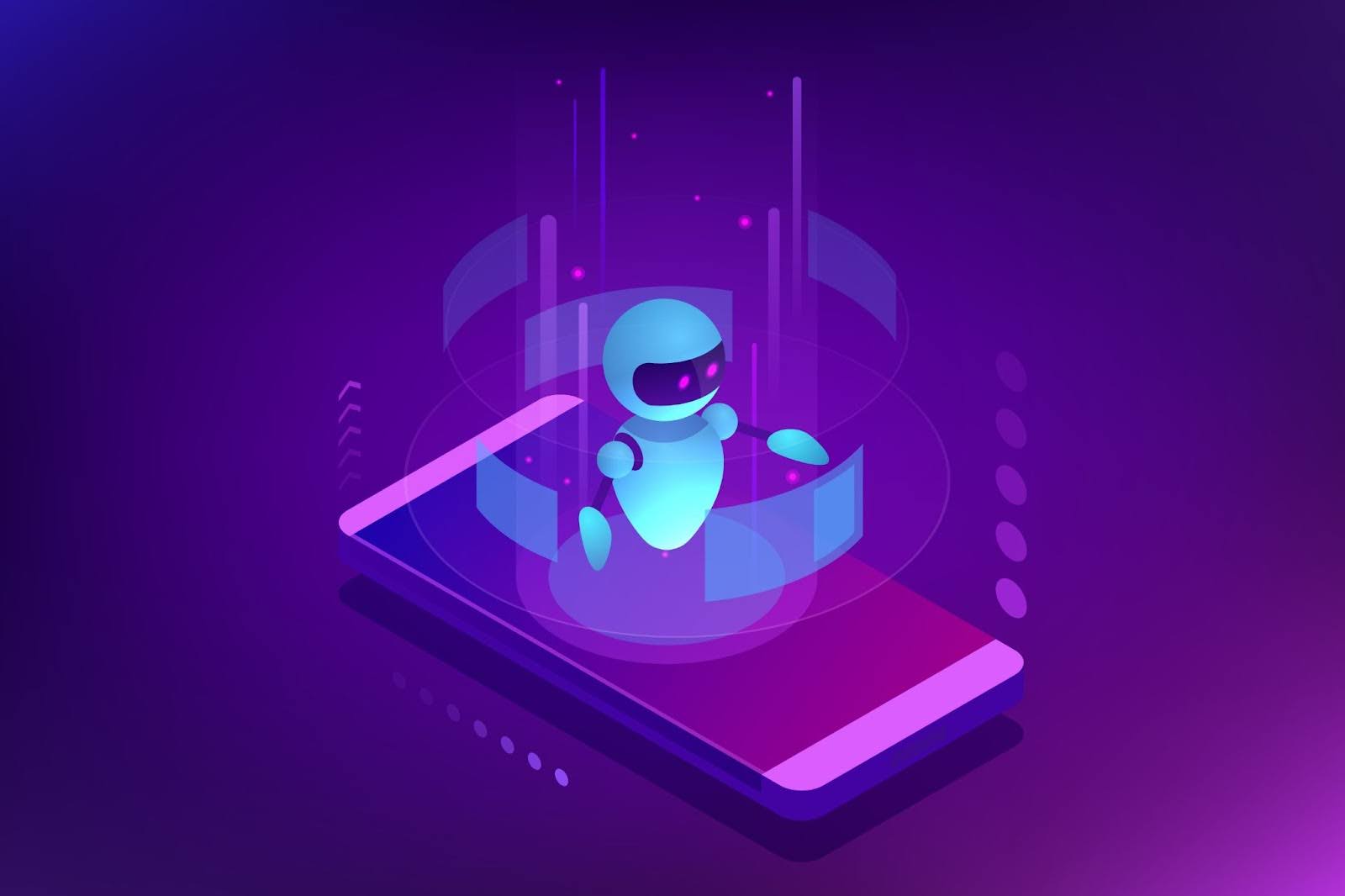 Иллюстрация: робот — Технологии и тренды