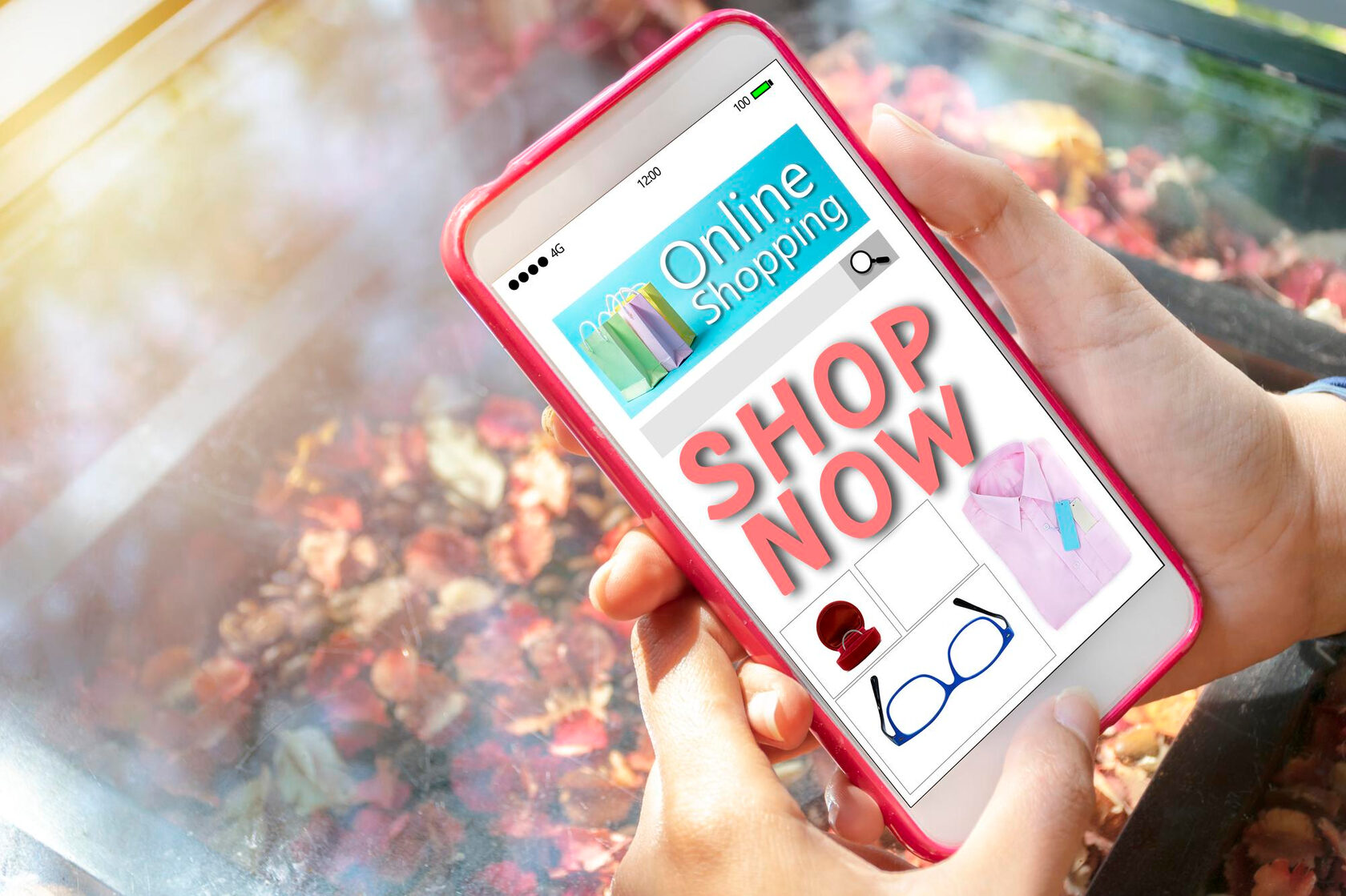 Иллюстрация: shop now — Наши услуги